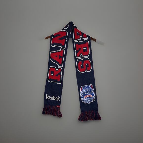 Reebok NHL Face Off Collection New York Rangers Stadium Series Scarf 2014 67x6.5 - Picture 1 of 9